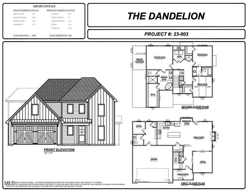 Original Dandelion B_W Brochure - 2715 S Jim Minor Road, Mebane, NC 27302, Mebane