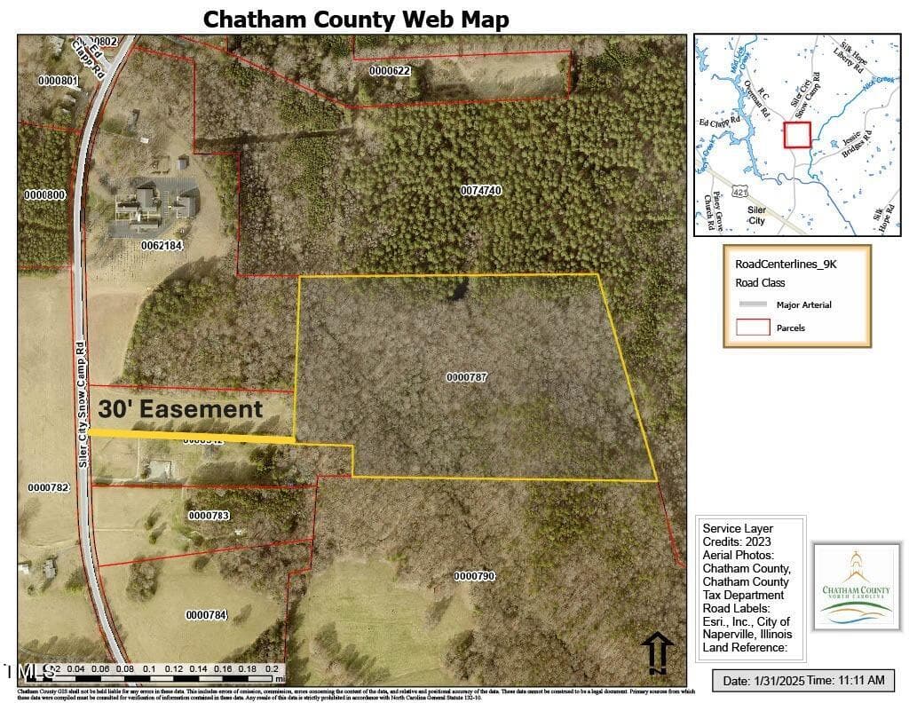 JPG.W.Easement - Tbd Siler City Snow Camp Road, Siler City, NC 27344