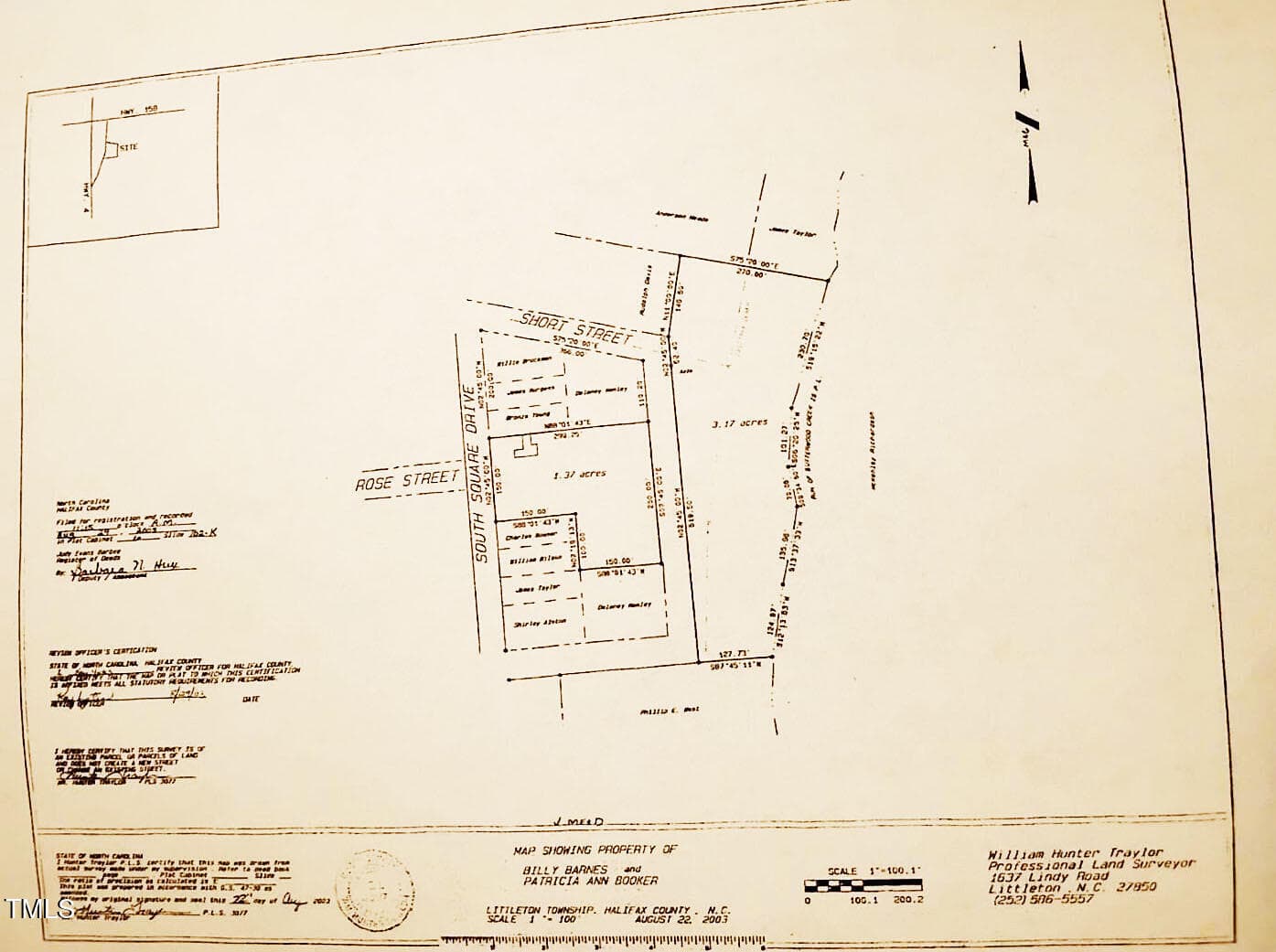 Short Street Survey - 0 Short Street, Littleton, NC 27850, Littleton