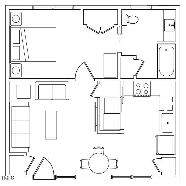 Bellamy_109_Floorplan - 110 Bellamy Lane 109, Chapel Hill, NC 27516, Chapel Hill