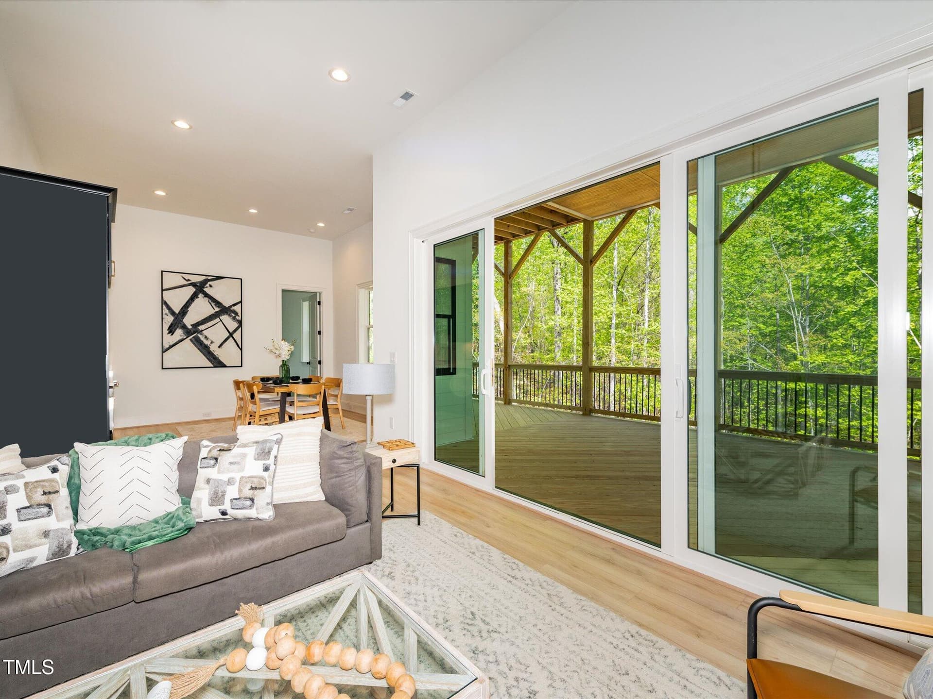 Lower Level Slider Doors - 122 W Beech Slope Court, Chapel Hill, NC 27517