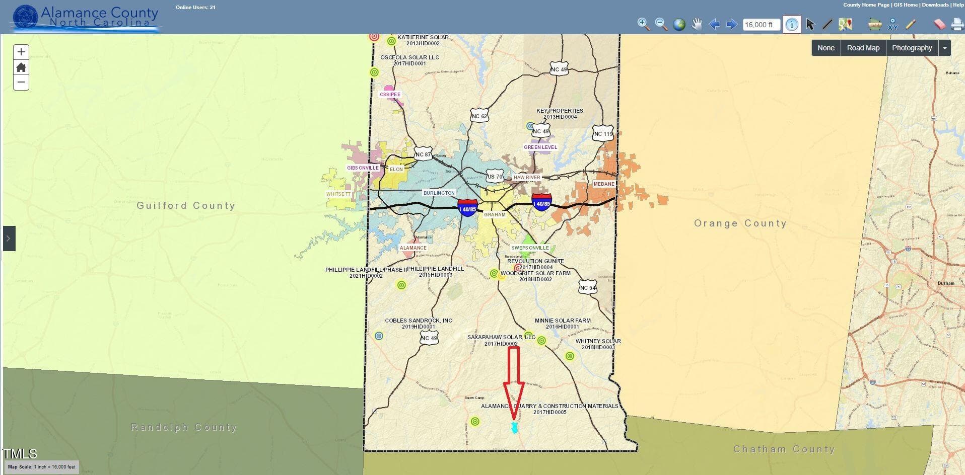 GIS4 - 2900 Quakenbush Road Road, Snow Camp, NC 27349