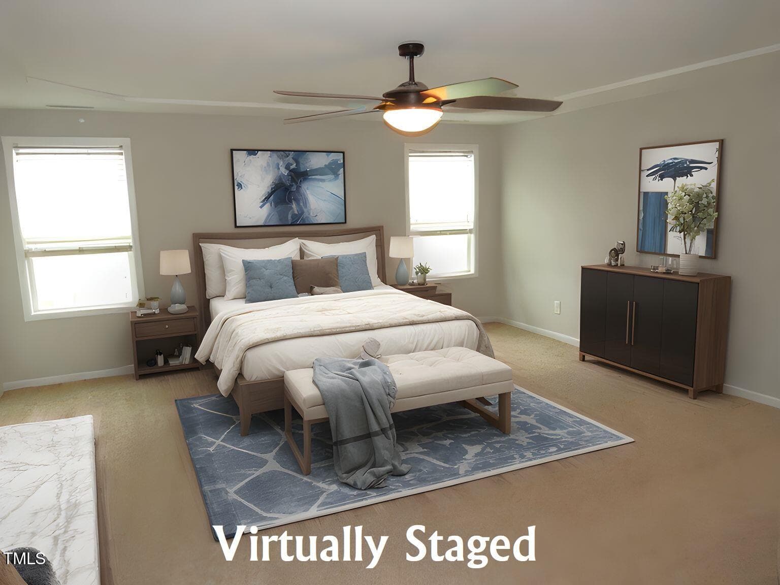 Virtually staged - 124 Richmond Run, Stem, NC 27581
