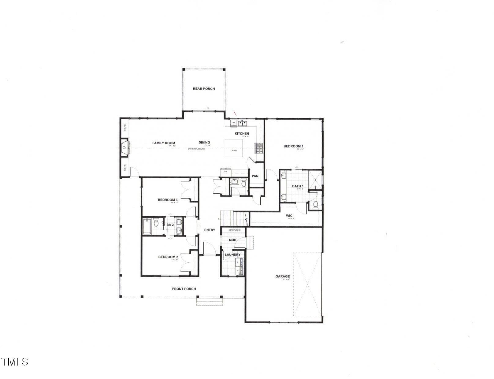 First Floor - 2830 Creek Point Road, Graham, NC 27253