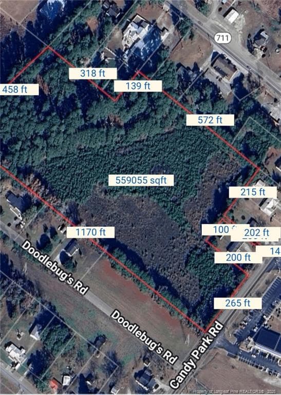 Dimensions of property - Candy Park Road, Pembroke, NC 28372