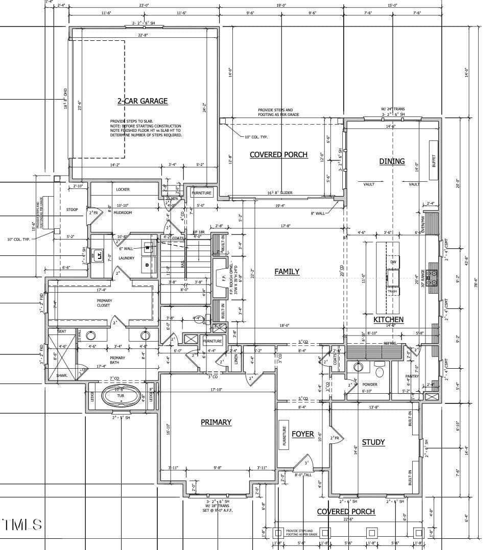 1st Floor Layout - 104 Old Mill Place, Durham, NC 27705, Durham