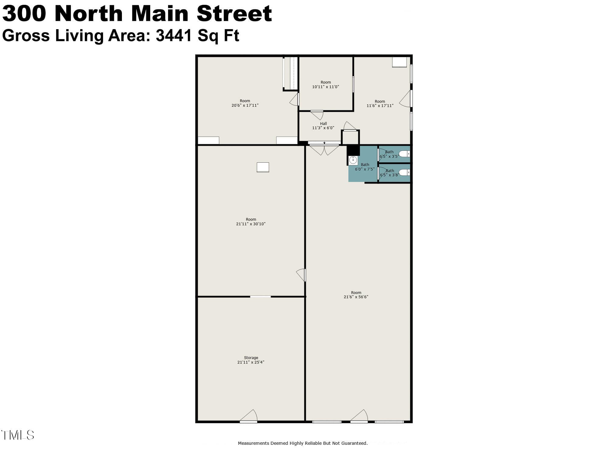 Finished 300 N Main St FP - 300 W North Main Street, Littleton, NC 27850, Littleton