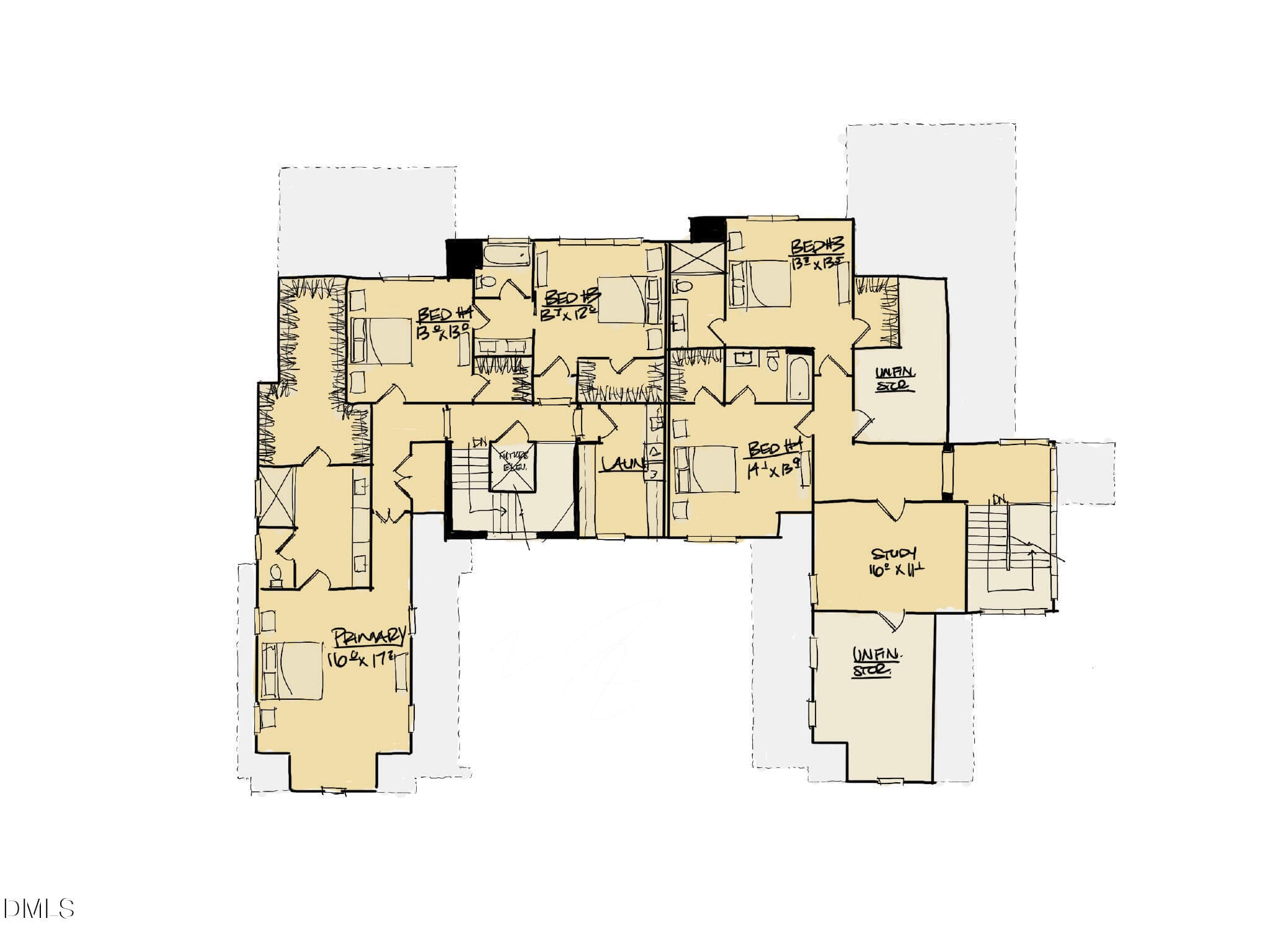 Oldfourth_MLS_Lot30-2nd-Floorplan-80 - 2000 B Cotswood Lane, Durham, NC 27707, Durham