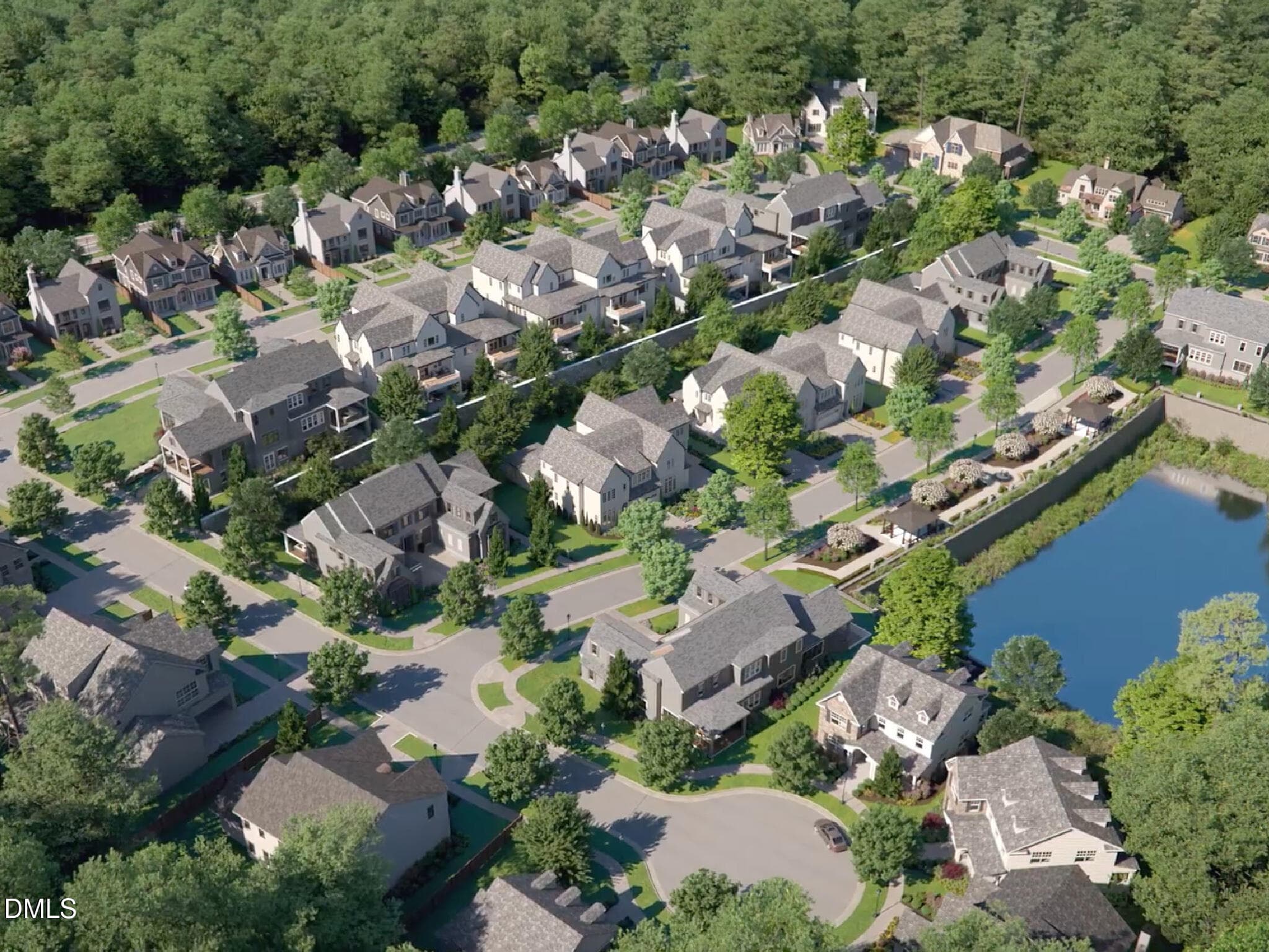 Oldfourth_MLS_Aerial1-Rendering-80 - 2000 B Cotswood Lane, Durham, NC 27707, Durham