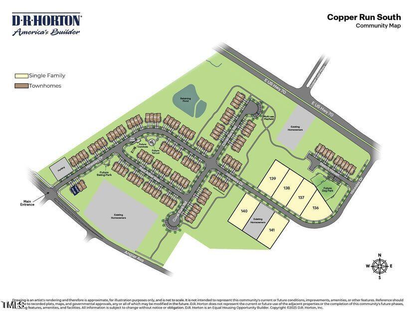 Copper Run South Site Map - 1946 Hinesley Drive, Durham, NC 27703, Durham