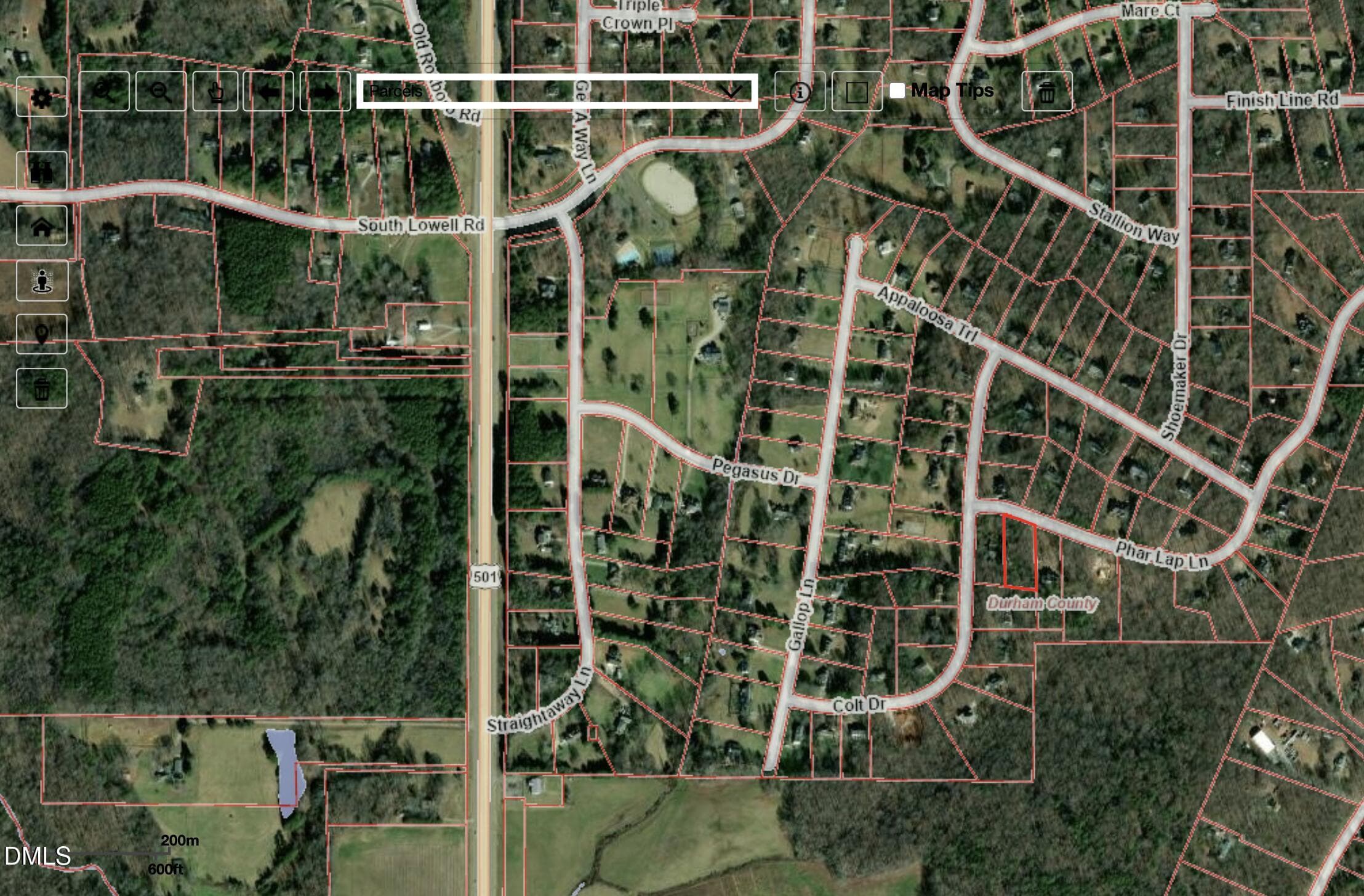 Map - 404 Phar Lap Lane, Bahama, NC 27503