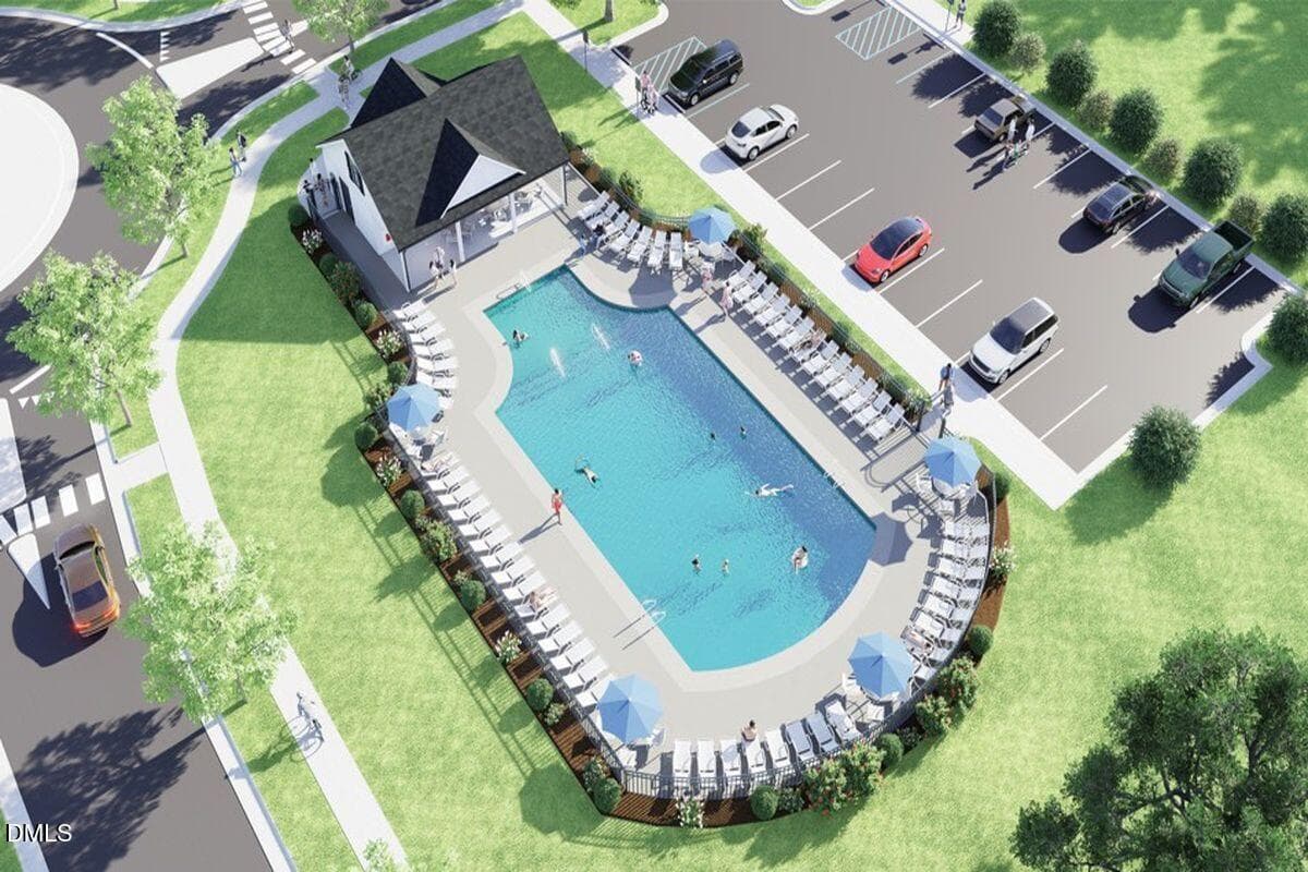 Pool Rendering - 2029 Oakdale Drive, Durham, NC 27703