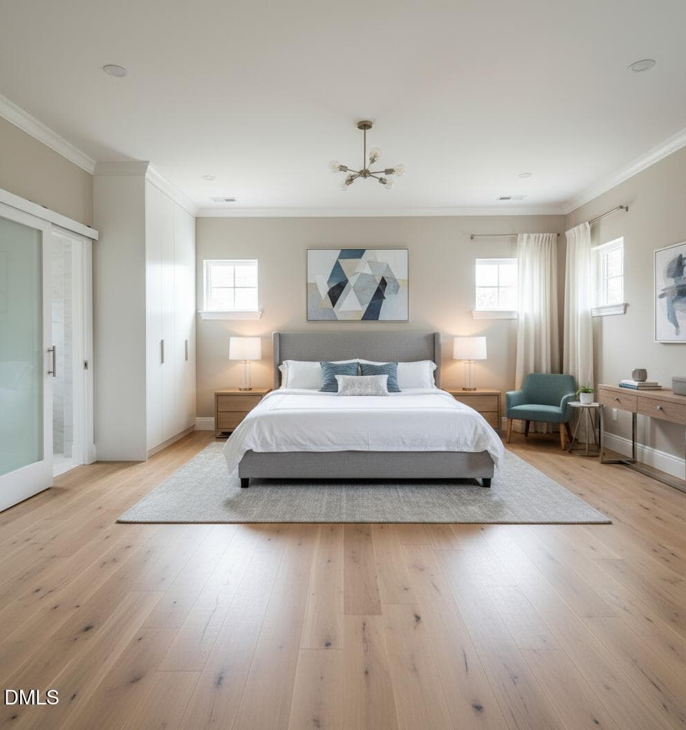 MAIN BEDROOM - 3256 Cascade Lane, Durham, NC 27704, Durham