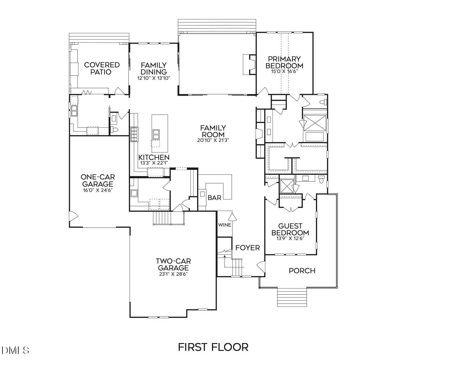 First Floor - 2800 Wexford Forest Lane, Wake Forest, NC 27587