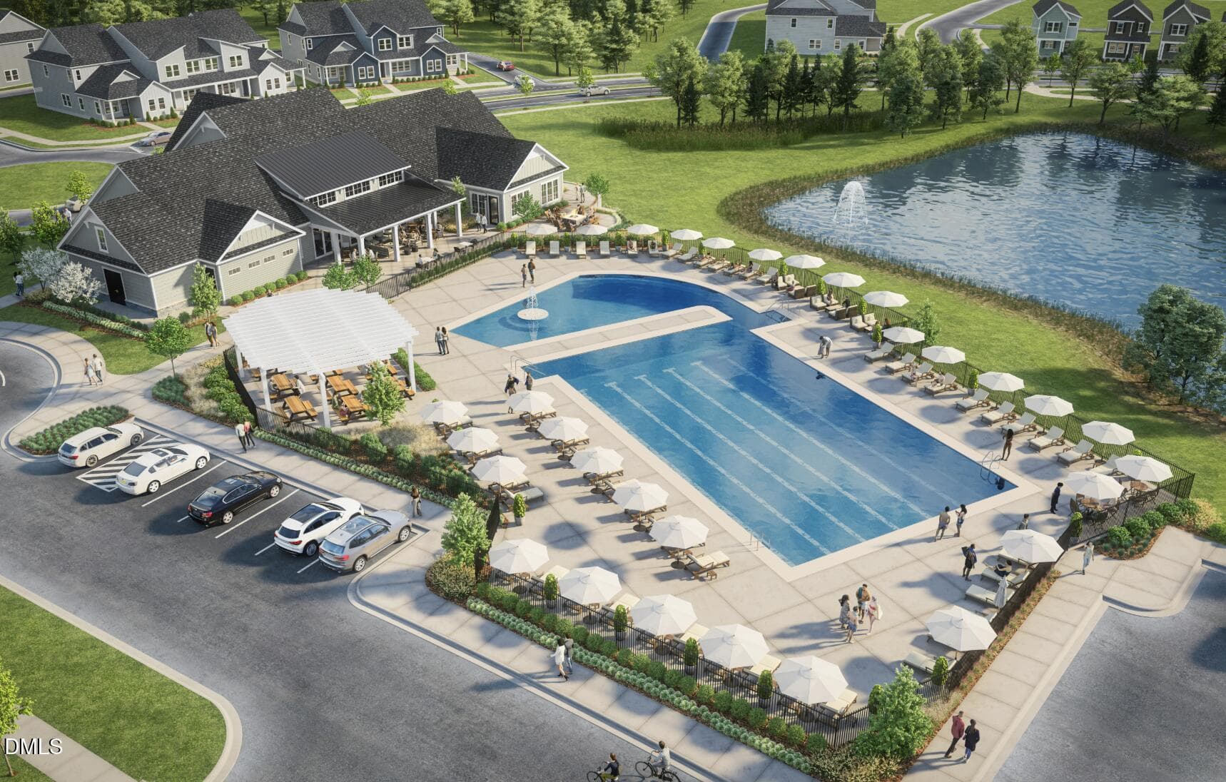 Pool & Clubhouse - 1132 Lamplighter Lot 414 Drive, Raleigh, NC 27604, Raleigh