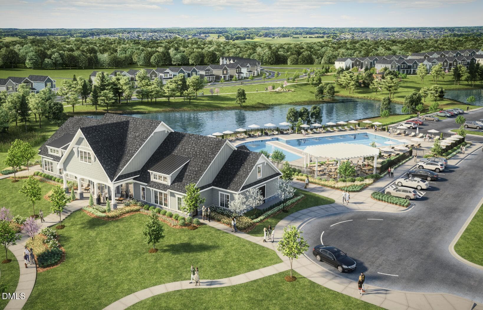 Clubhouse & Pool - 1132 Lamplighter Lot 414 Drive, Raleigh, NC 27604, Raleigh