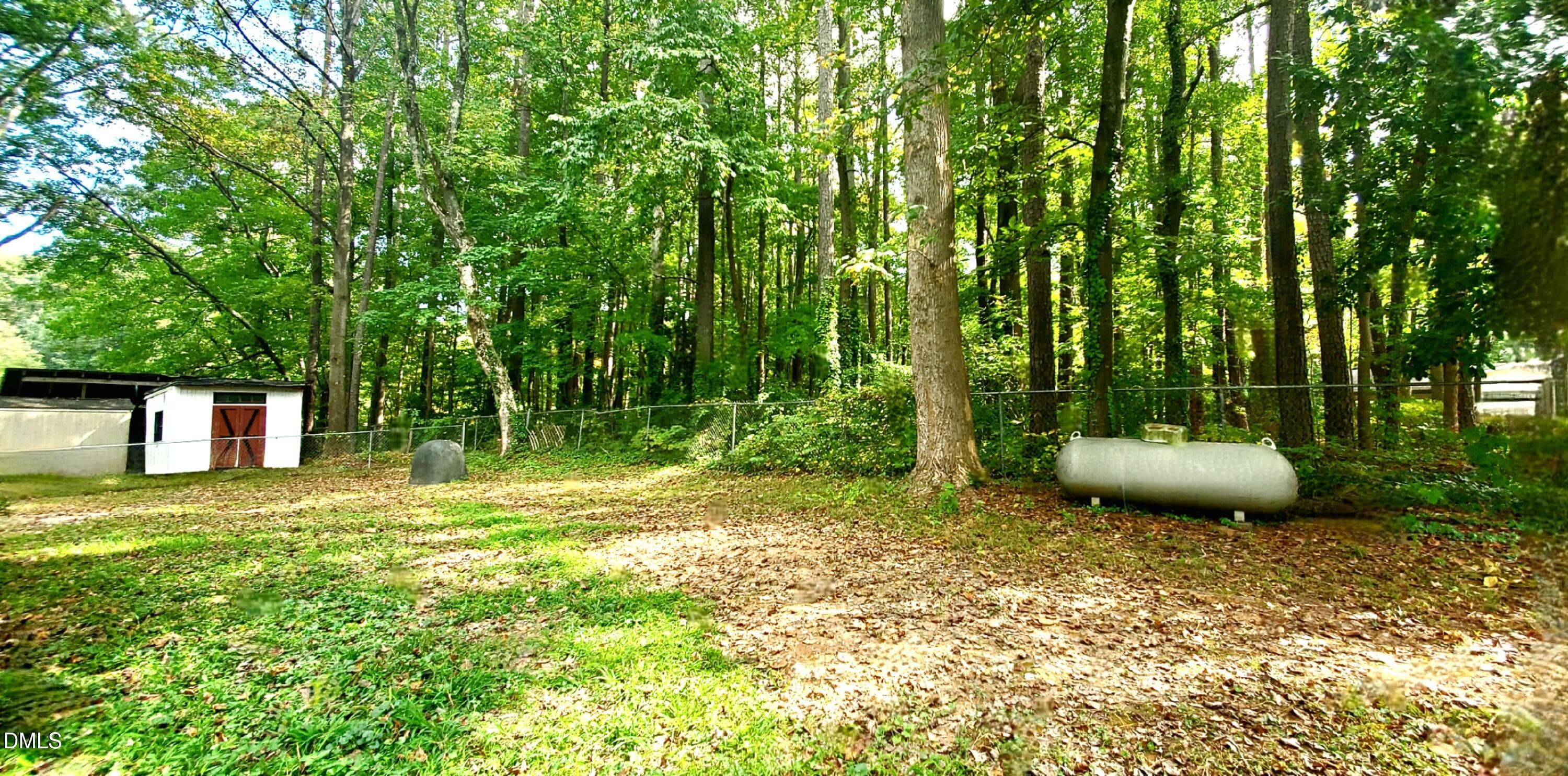 Back yard - 325 Ranch Farm Road A - B, Raleigh, NC 27603, Raleigh