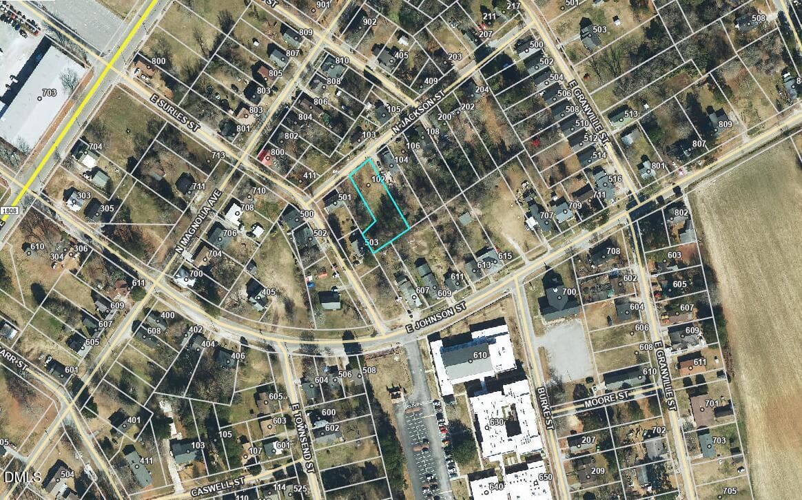 102 N Jackson aerial - 102 N Jackson Street, Dunn, NC 28334, Dunn