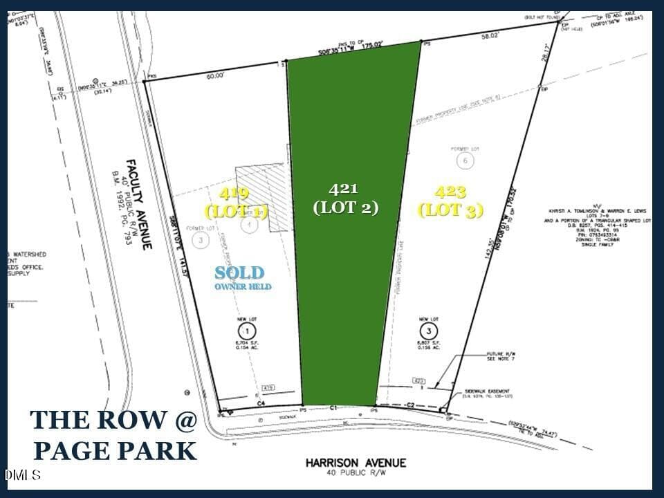 Page Park - 421 S. Harrison Ave - Lot Di - 421 S Harrison Avenue, Cary, NC 27511, Cary