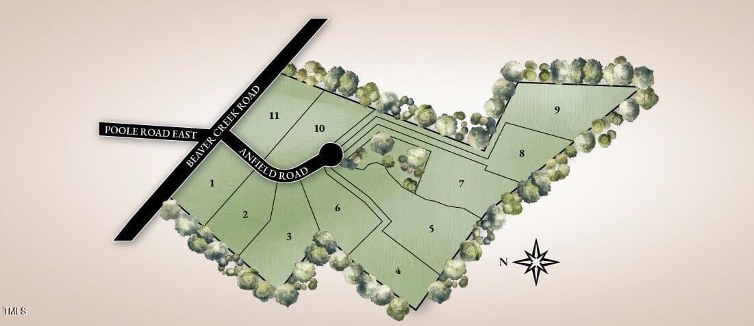 siteplan - 120 Anfield Road, New Hill, NC 27562
