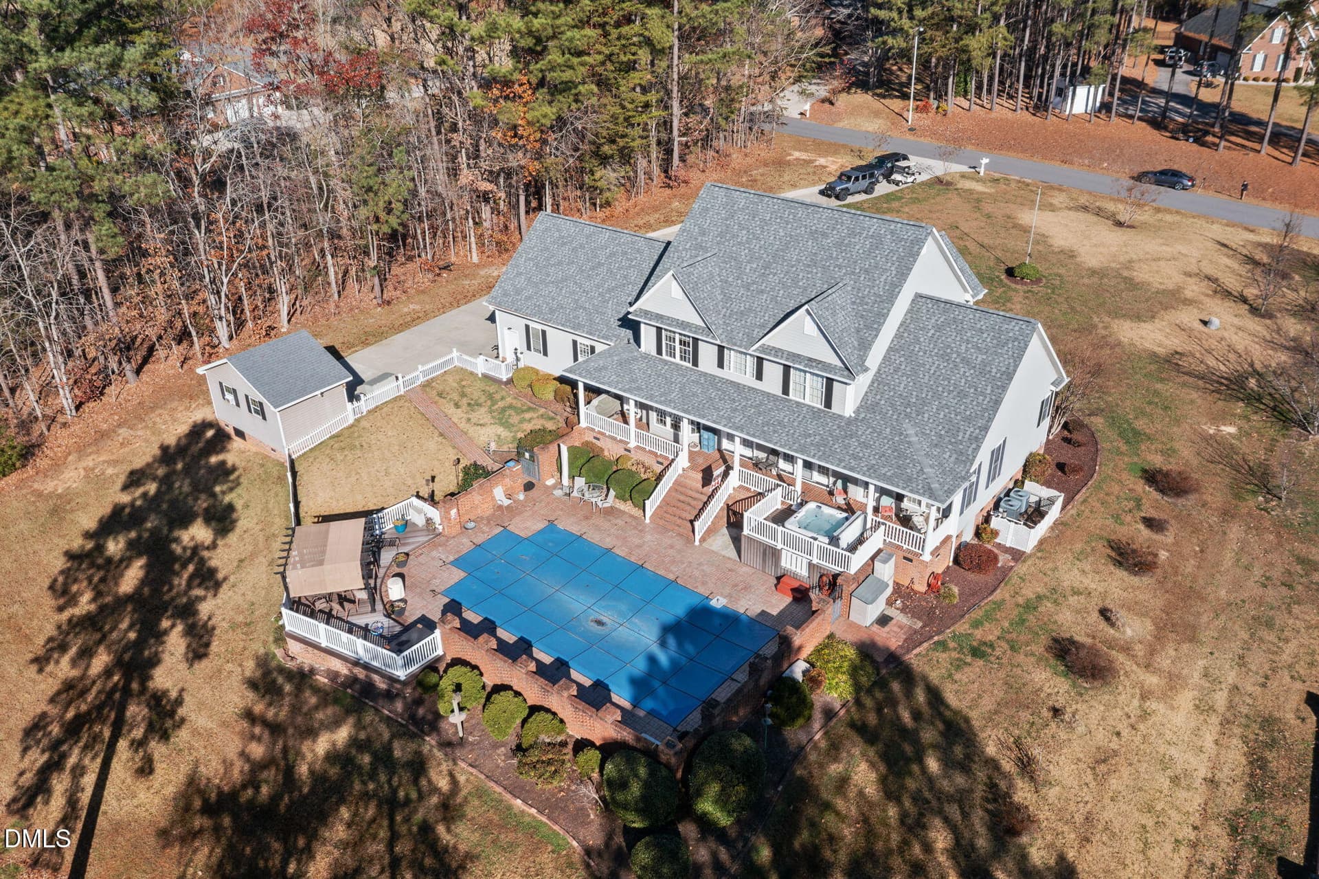 12-web-or-mls-DJI_0249 - 746 Club House Drive, Blanch, NC 27212
