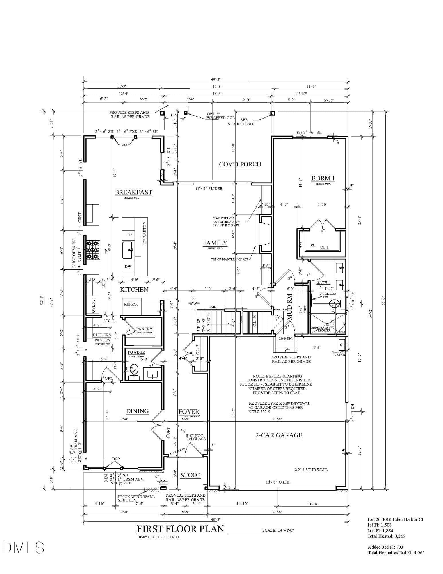 3016EdenHarbor_PlansLtr_092025_Page_1 - 3016 Eden Harbor Court, Raleigh, NC 27613, Raleigh