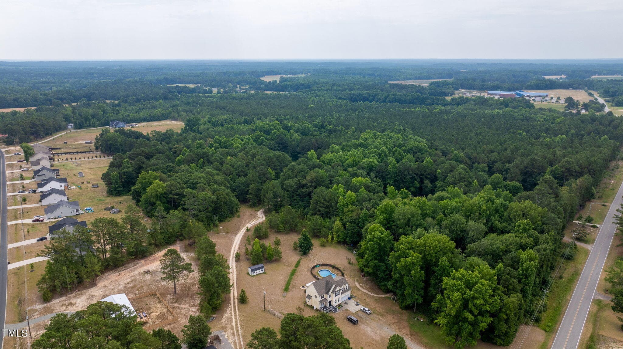 Top View - 683 Adcock Parent And Tract A Road, Lillington, NC 27546