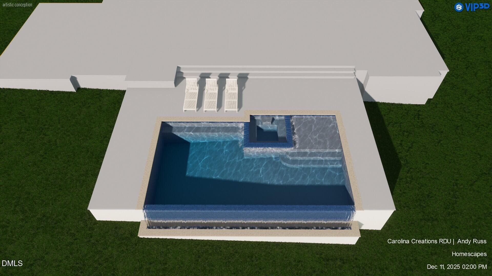 Pool - 7136 North Ridge Drive, Raleigh, NC 27615
