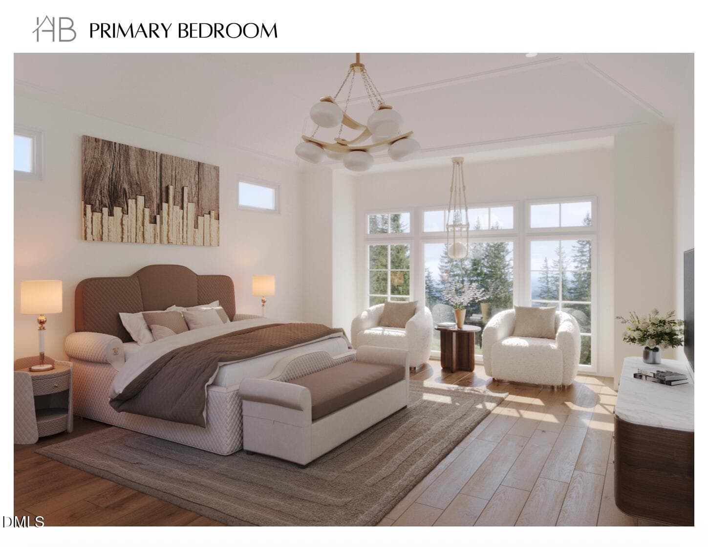 Primary Bedroom - 7136 North Ridge Drive, Raleigh, NC 27615