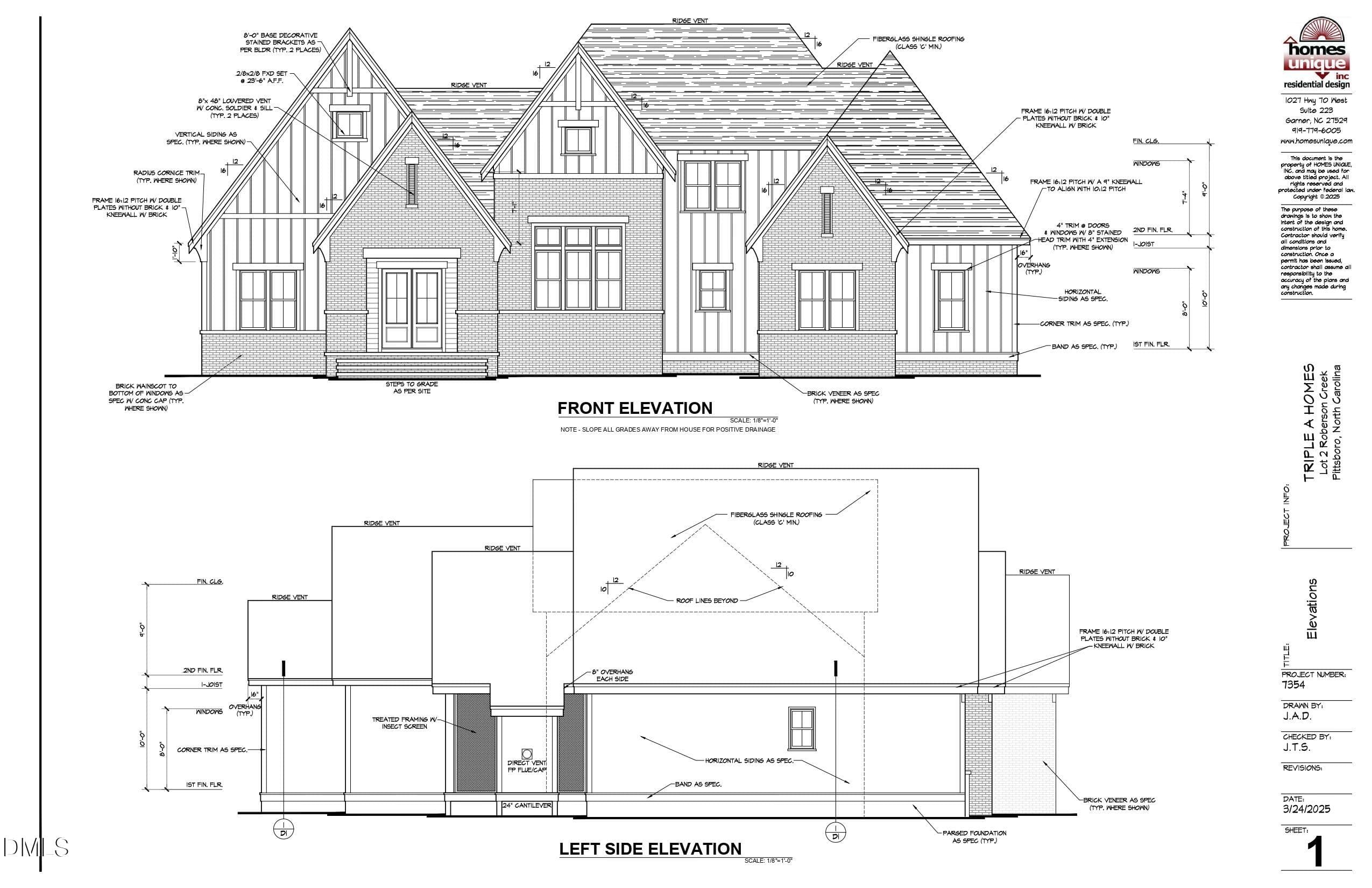 RO 2 Final Architecturals-2_page-0001 - 638 Old Goldston Road, Pittsboro, NC 27312, Pittsboro
