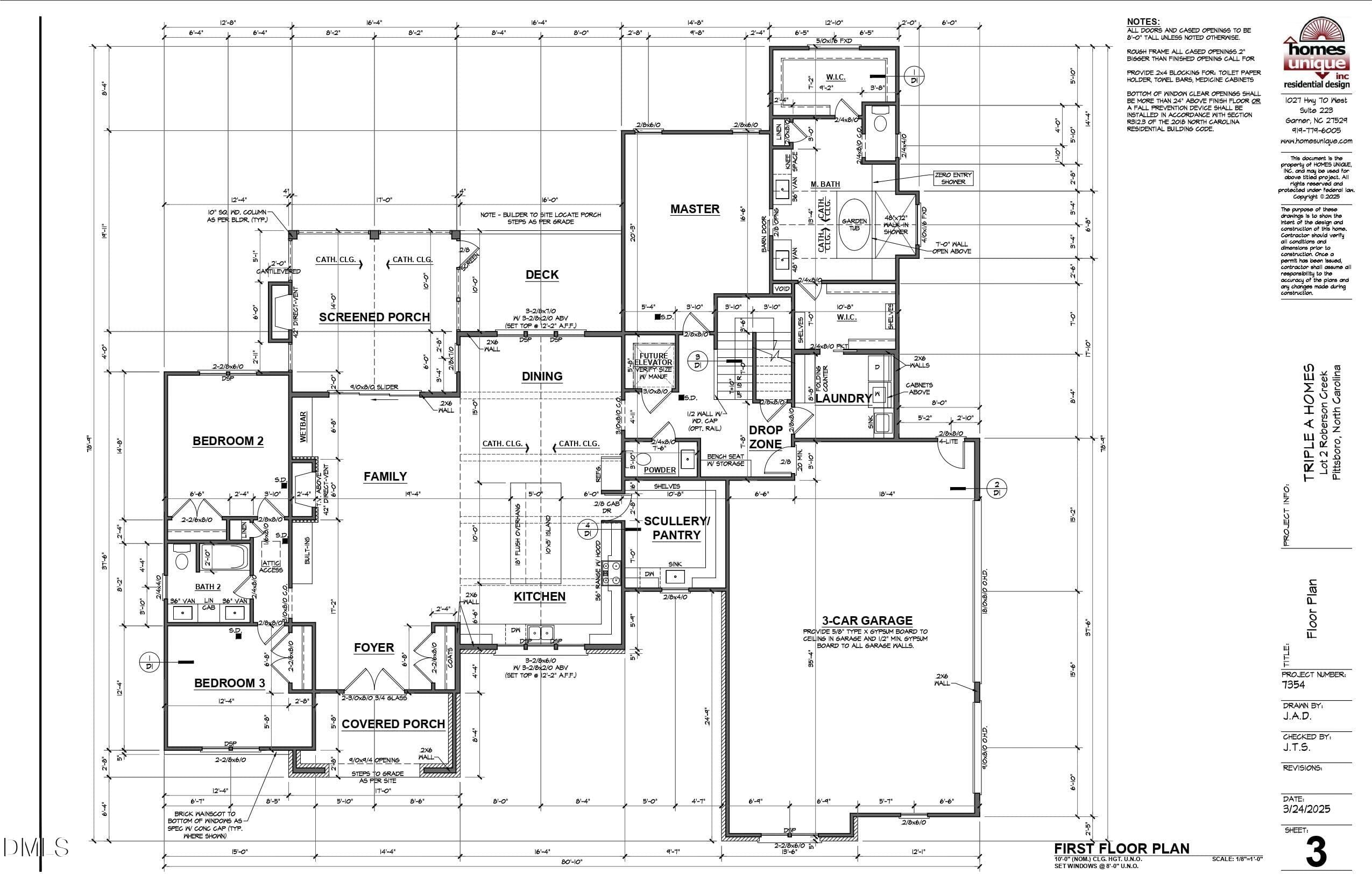 RO 2 Final Architecturals-4_page-0001 - 638 Old Goldston Road, Pittsboro, NC 27312, Pittsboro