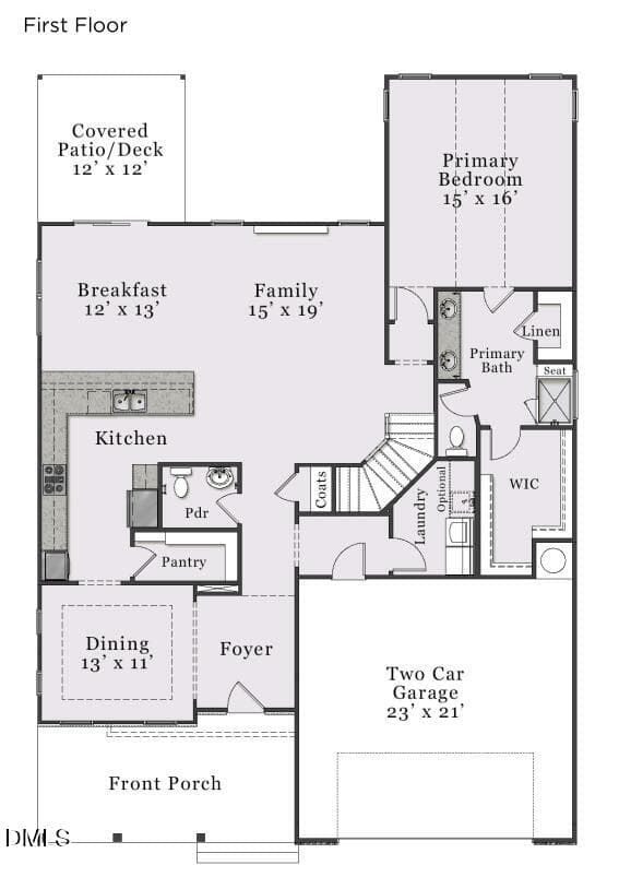 First Floor - 5820 Genesee Drive, Durham, NC 27712, Durham