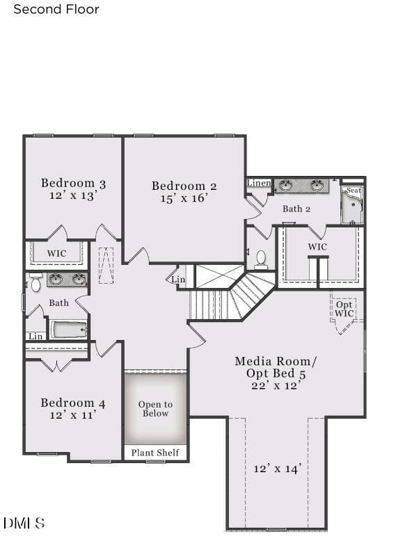 Second Floor - 5820 Genesee Drive, Durham, NC 27712, Durham