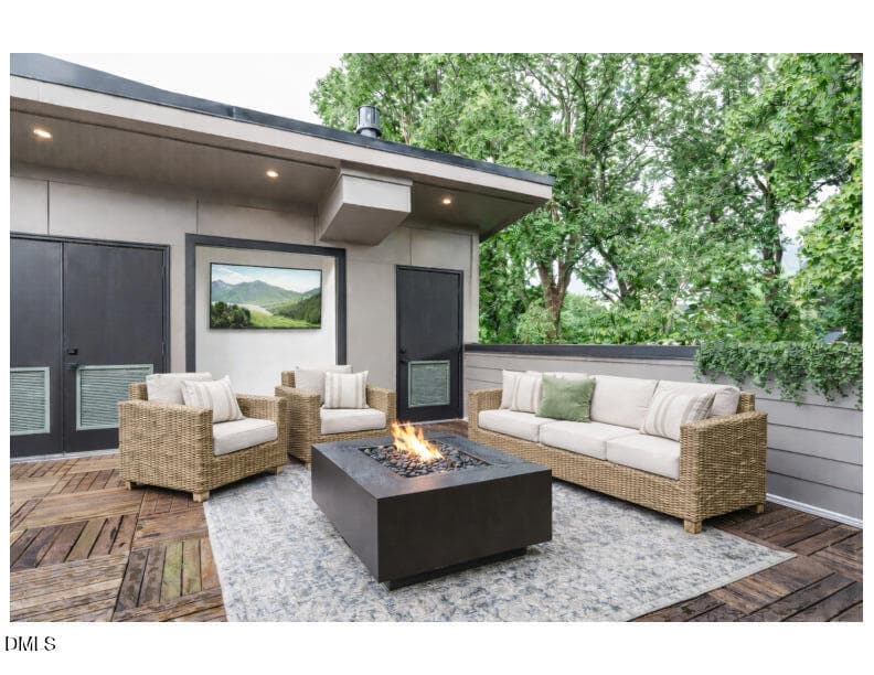 Rooftop deck - 1525 Havenmont Court, Raleigh, NC 27608, Raleigh