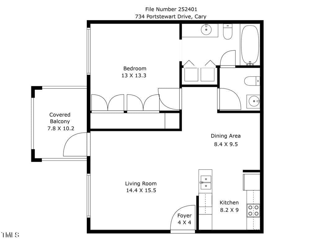 floorplan portstewart 734 - 734 Portstewart Drive, Cary, NC 27519, Cary