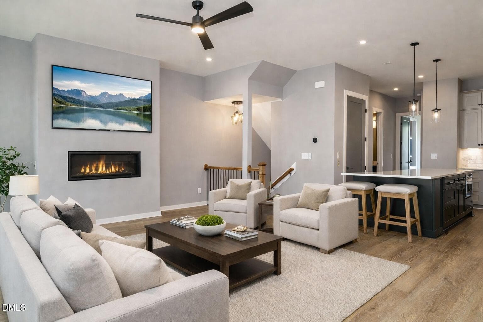 Livingroom - 1525 Urban Trace Lane, Raleigh, NC 27608, Raleigh