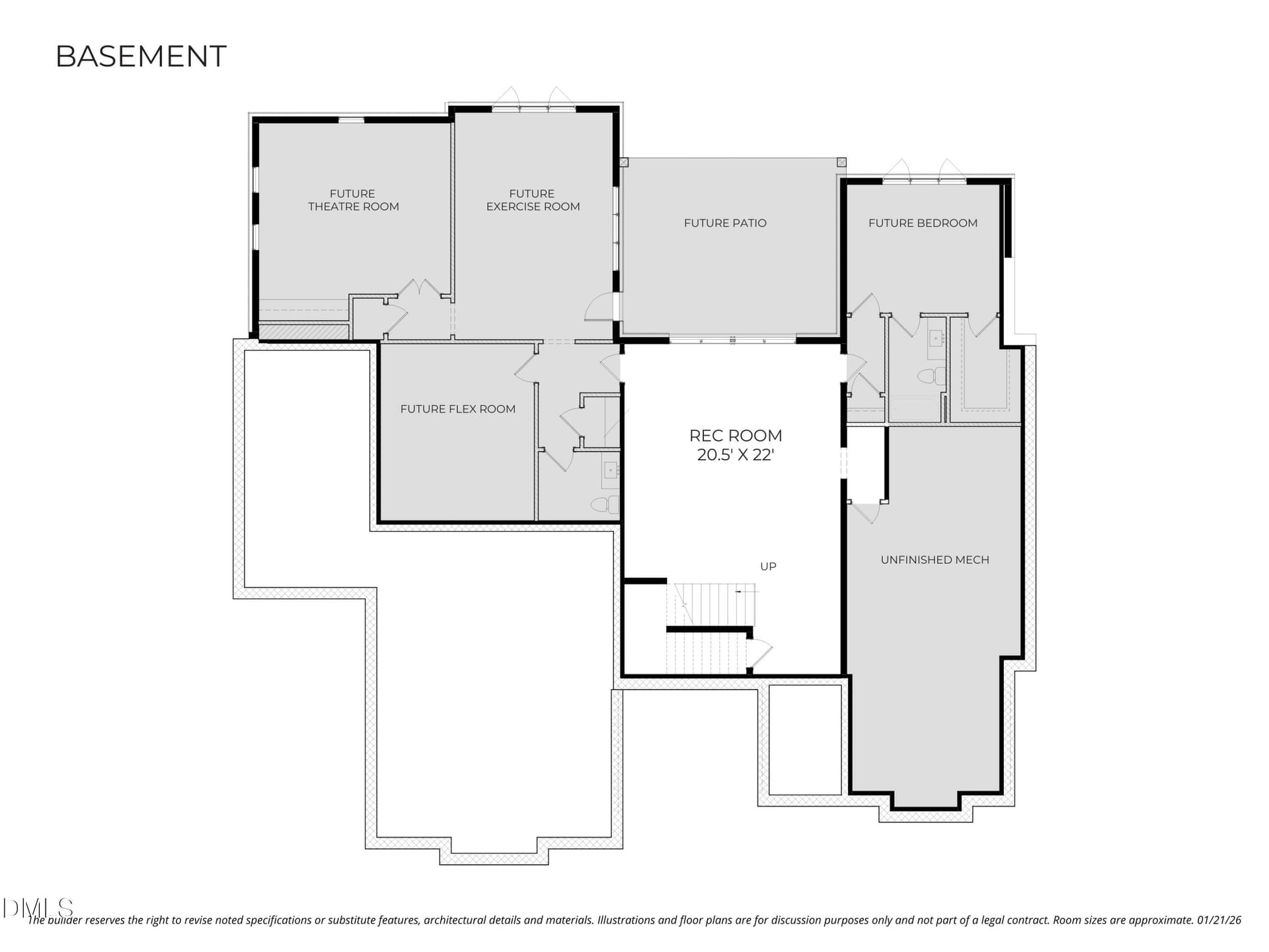 Basement - 1725 Legacy Ridge Lane, Wake Forest, NC 27587