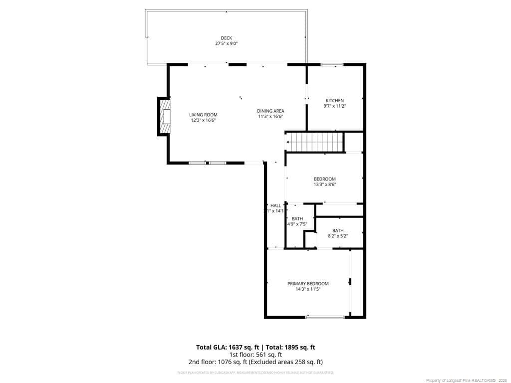 Floor Plan- Main Living Area - 326 Harbor Trace, Sanford, NC 27332