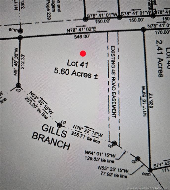 Lot 41 - 5.60ac +/- - Lot 41 Stuarts Mill Road, Fairmont, NC 28340, Fairmont