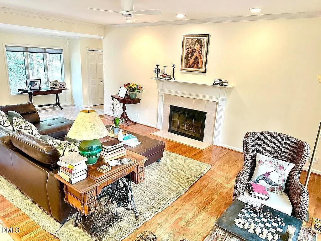 LR Fireplace - 1907 Wedgewood Drive, Sanford, NC 27332