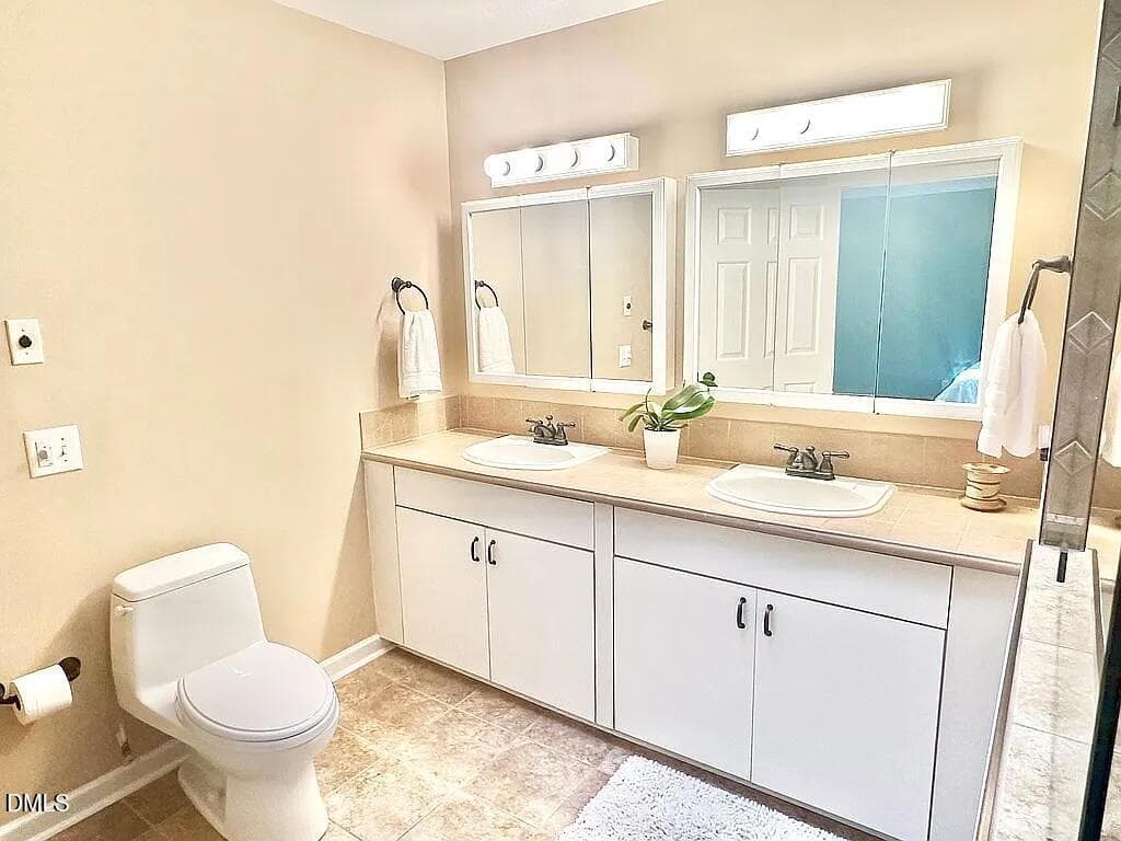 Primary Bathroom - 1907 Wedgewood Drive, Sanford, NC 27332