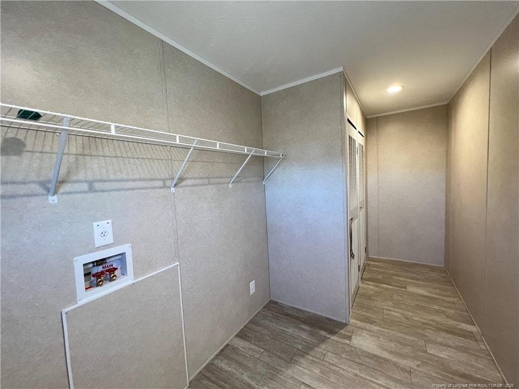laundry room off kitchen - 801 Horseshoe Road, Autryville, NC 28318