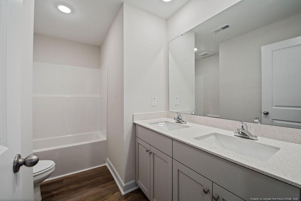 Second Floor Full Bath - 277 Ashley Heights (Lot 35) Drive, Aberdeen, NC 28315