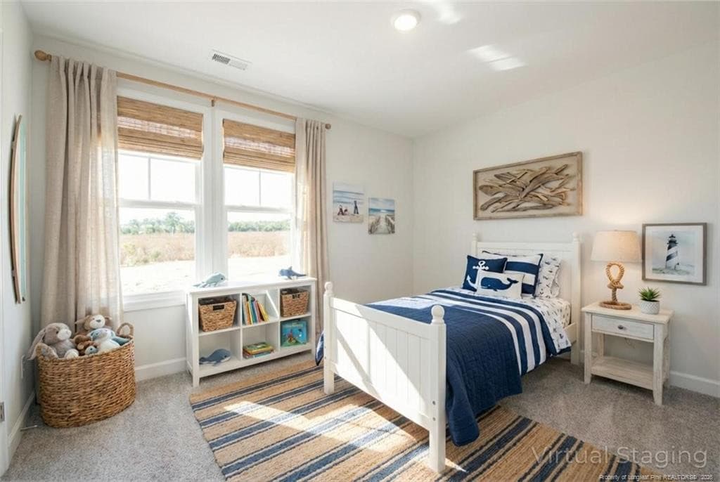 Bedroom - Staged - 277 Ashley Heights (Lot 35) Drive, Aberdeen, NC 28315