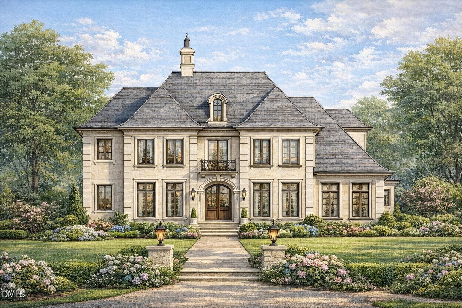 Exterior Rendering - 401 Marlowe Road, Raleigh, NC 27609