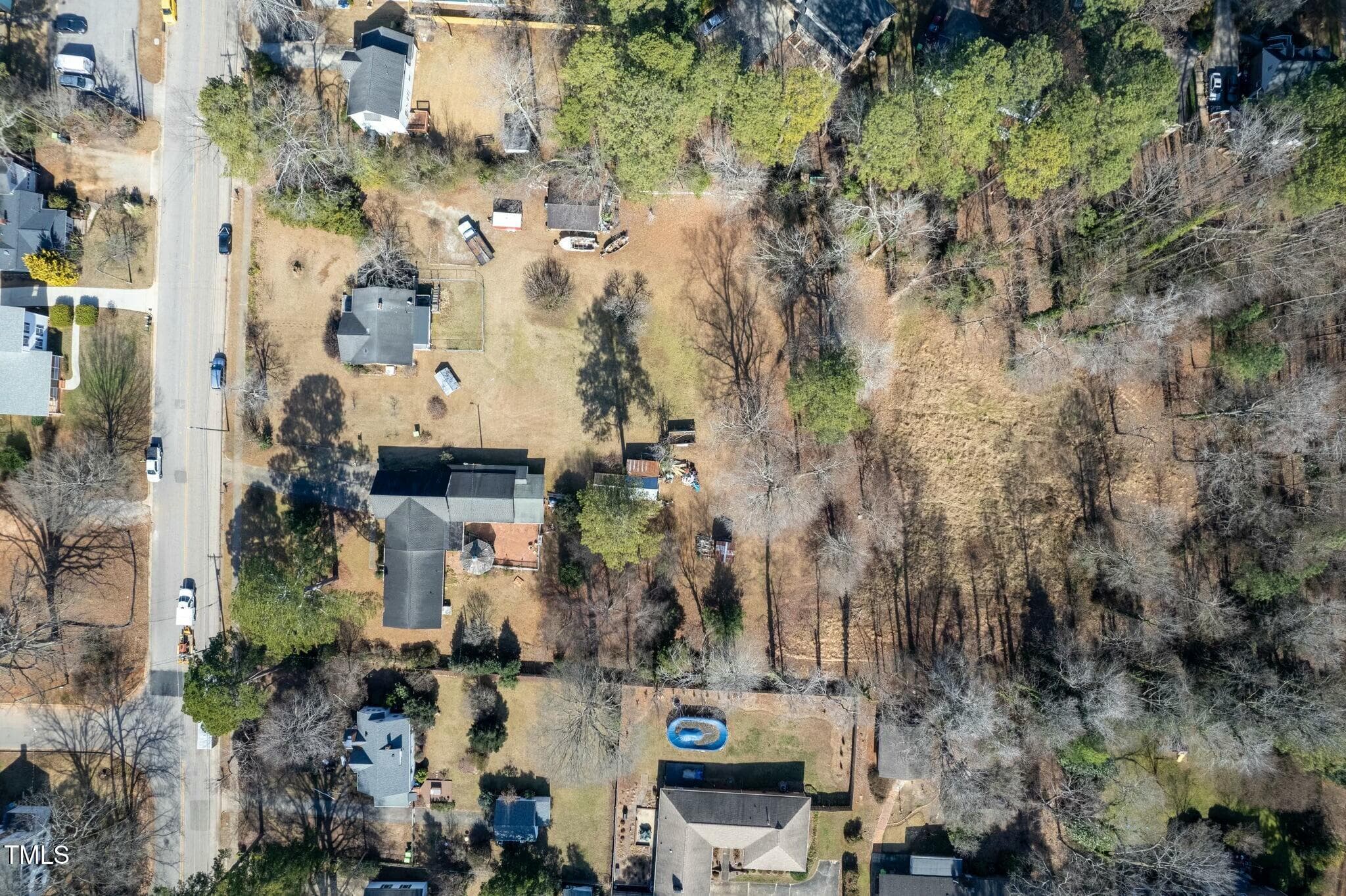 611 Powell Drive - Aerial Photo - 613 Powell Drive, Raleigh, NC 27606, Raleigh