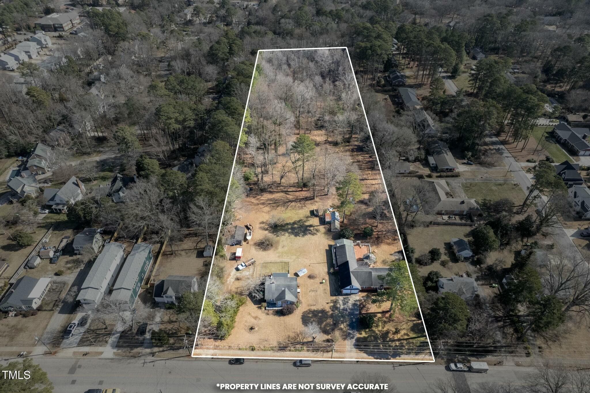 611 Powell Drive - Aerial Photo - 613 Powell Drive, Raleigh, NC 27606, Raleigh