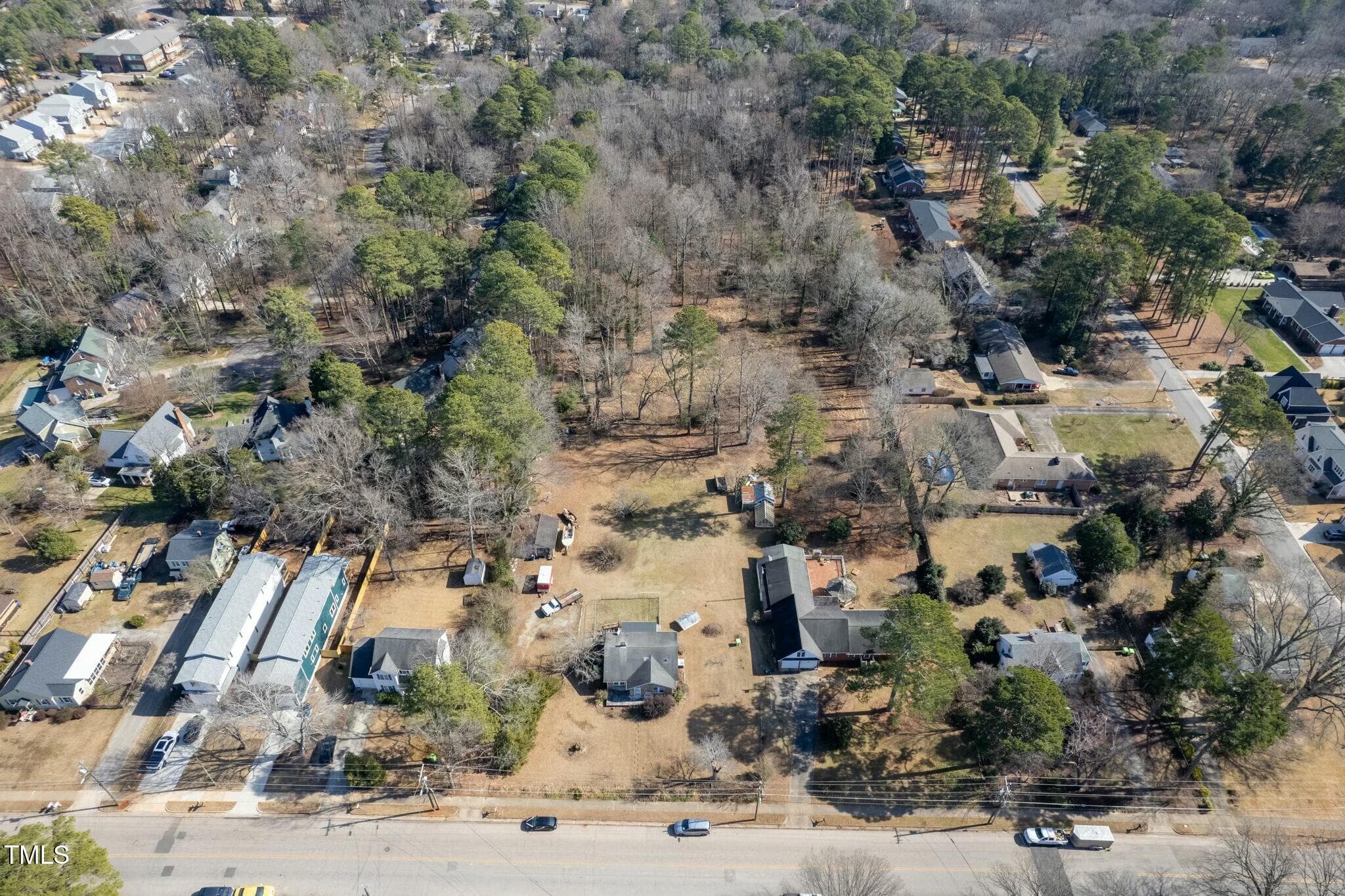 611 Powell Drive - Aerial Photo - 613 Powell Drive, Raleigh, NC 27606, Raleigh
