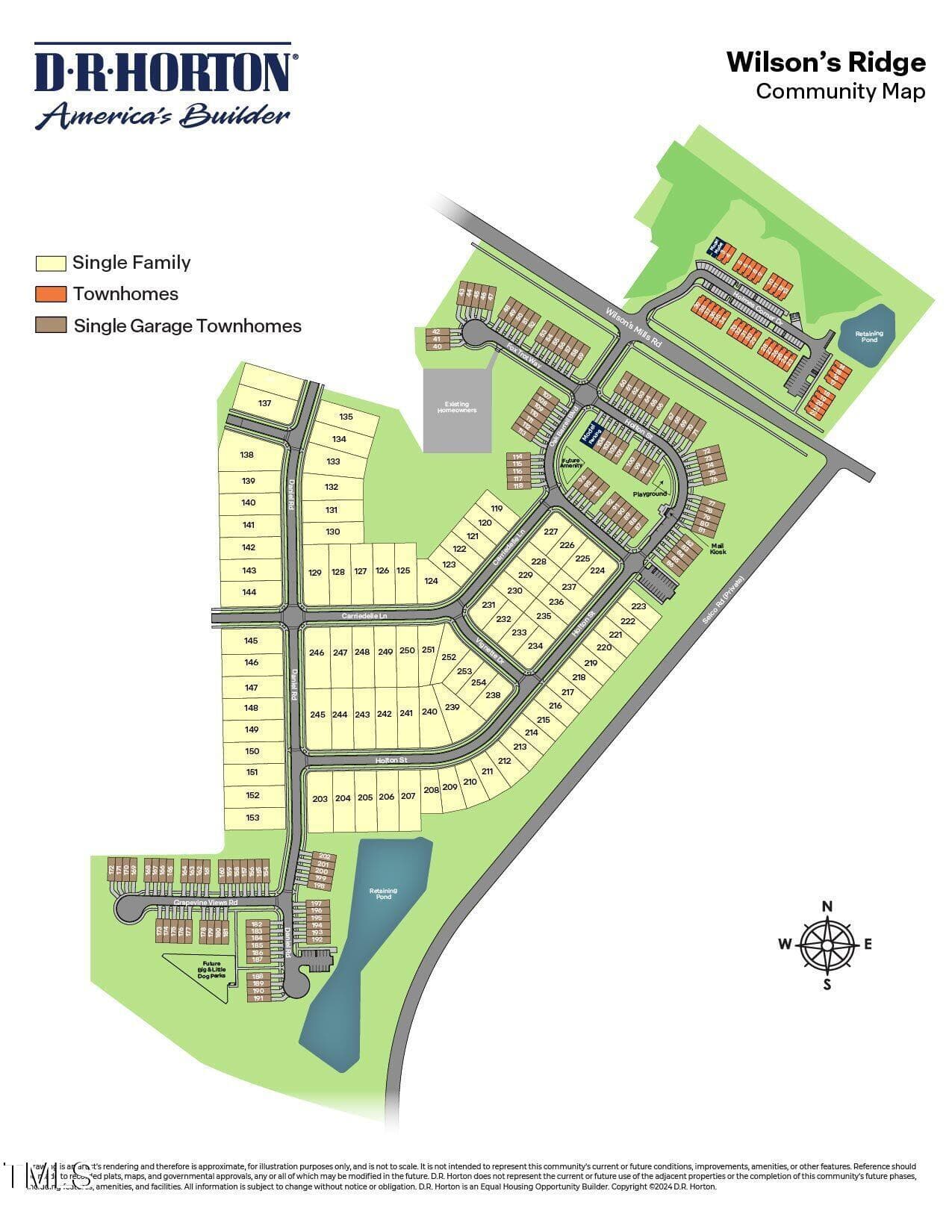 Wilsons Ridge - Site Map - 161 Holton Street, Wilsons Mills, NC 27577