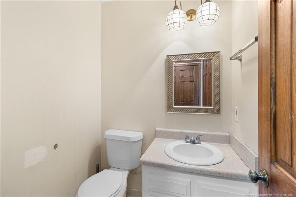 Half bath downstairs - 2924 Walden Road, Fayetteville, NC 28303, Fayetteville